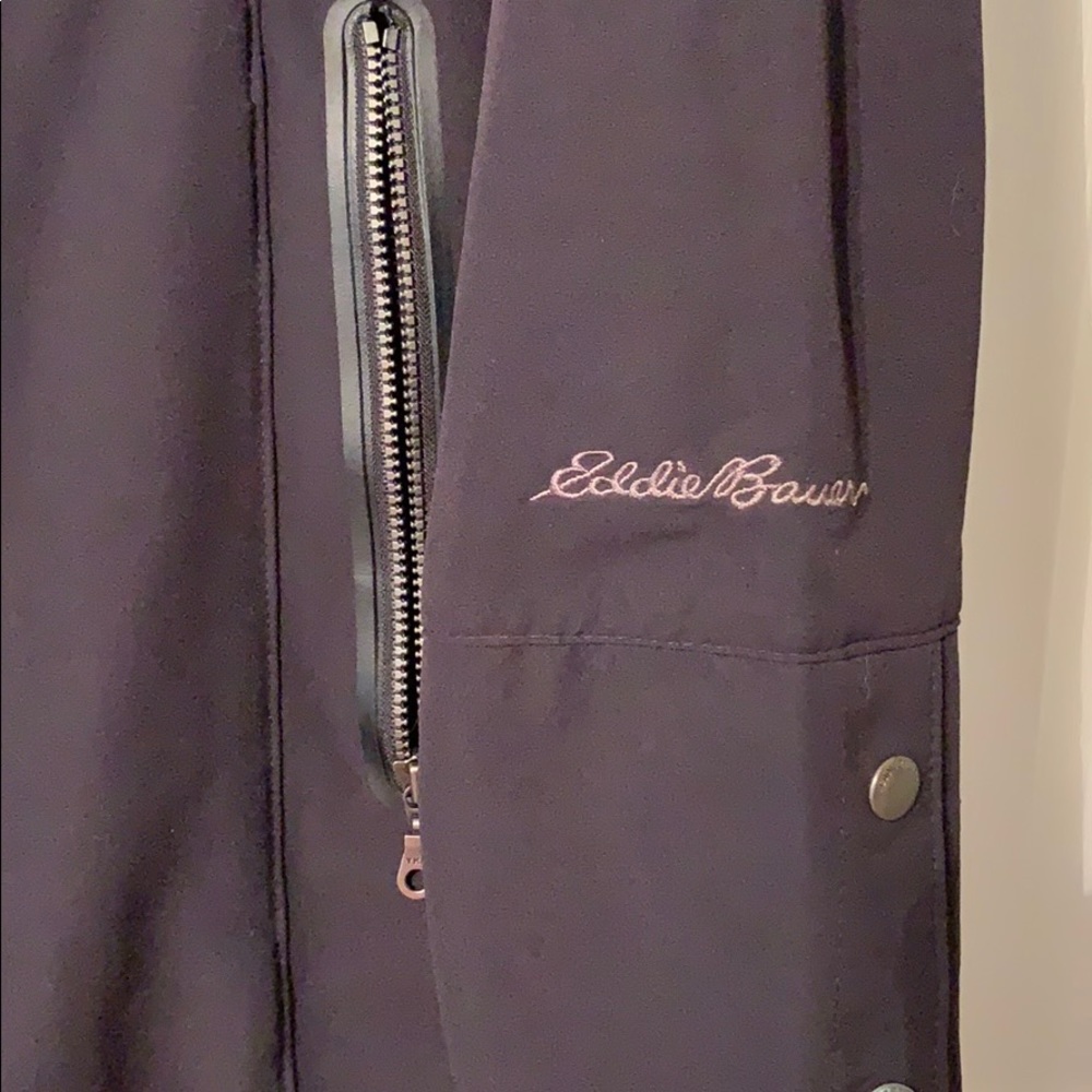 Eddie Bauer Black Trench - Picture 3 of 6